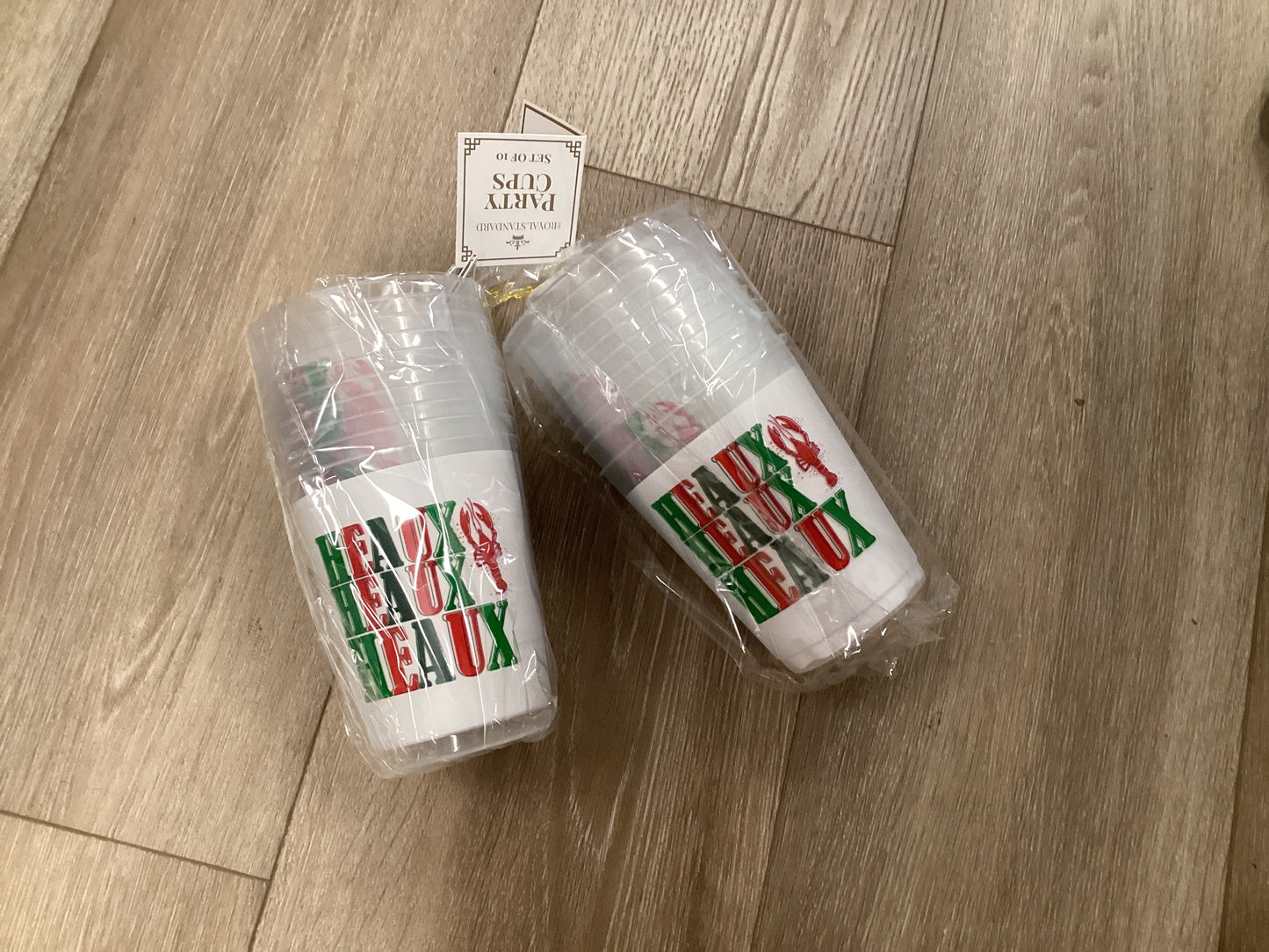 Christmas Frosted Party Cups