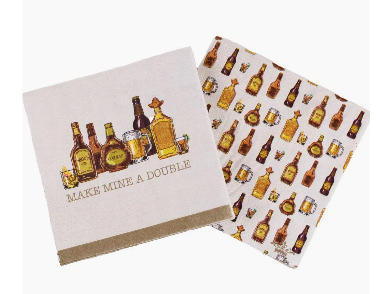 Make Mine A Double Cocktail Napkin