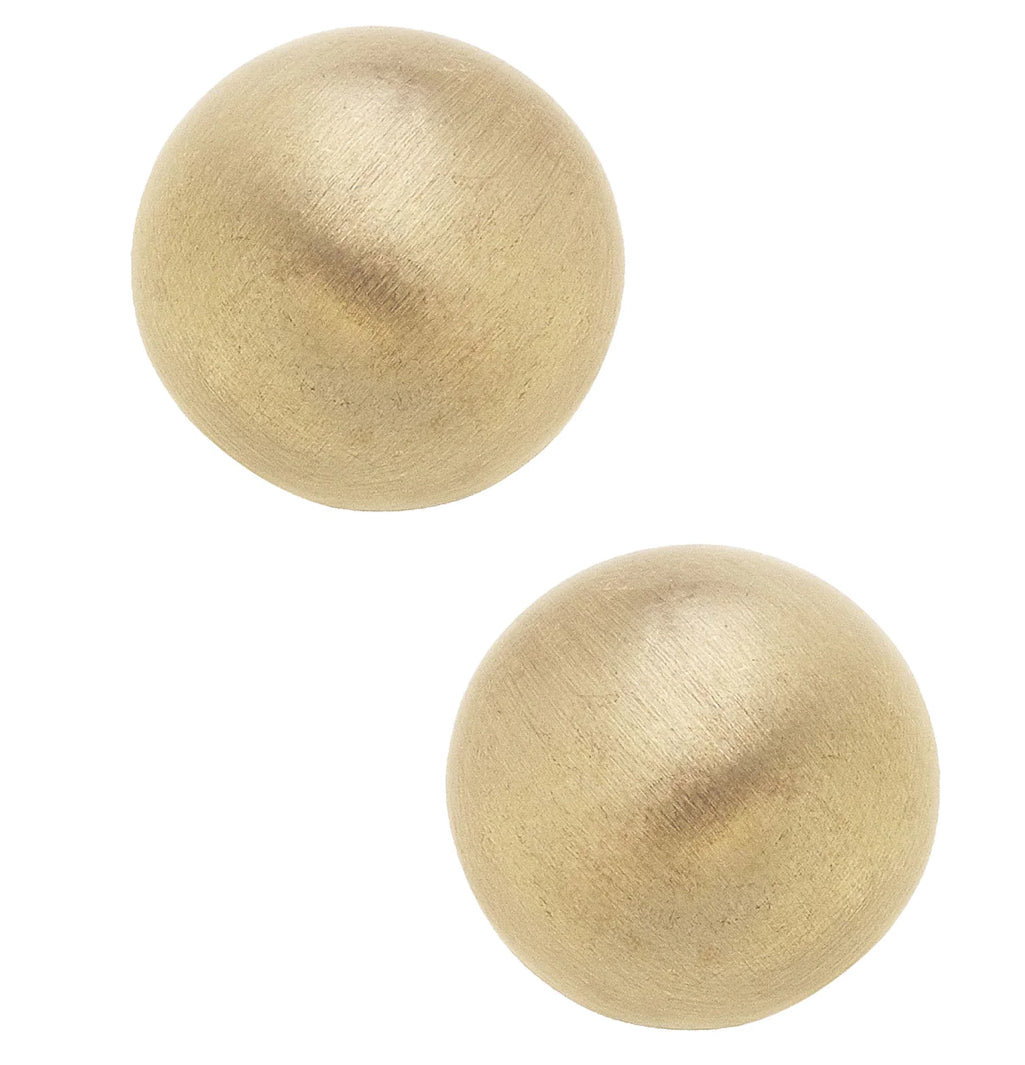 Hailey Studs Satin Gold