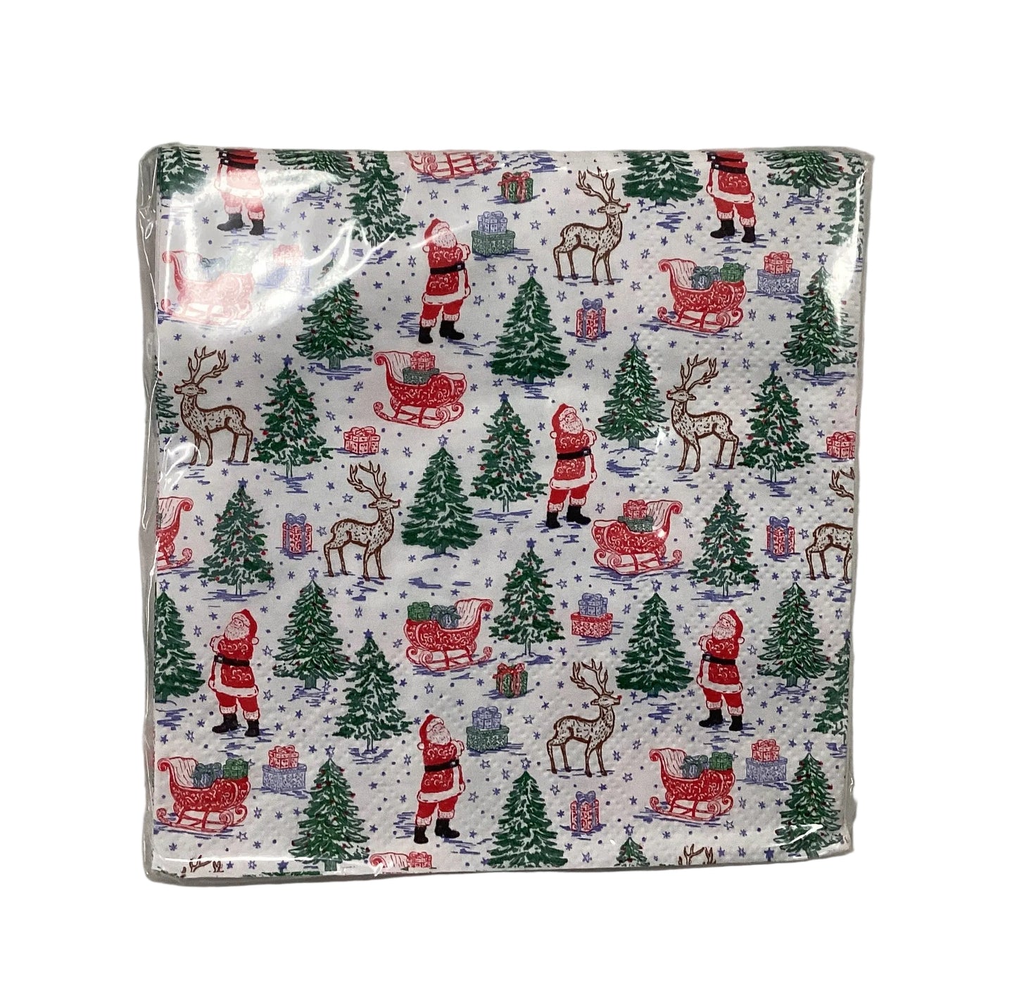 Mary Square Christmas Cocktail Napkins