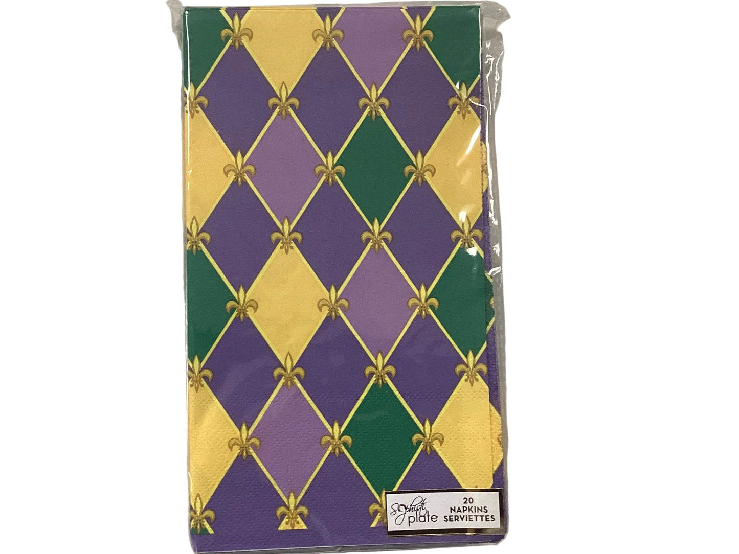 Mardi Gras Harlequin Guest Napkin