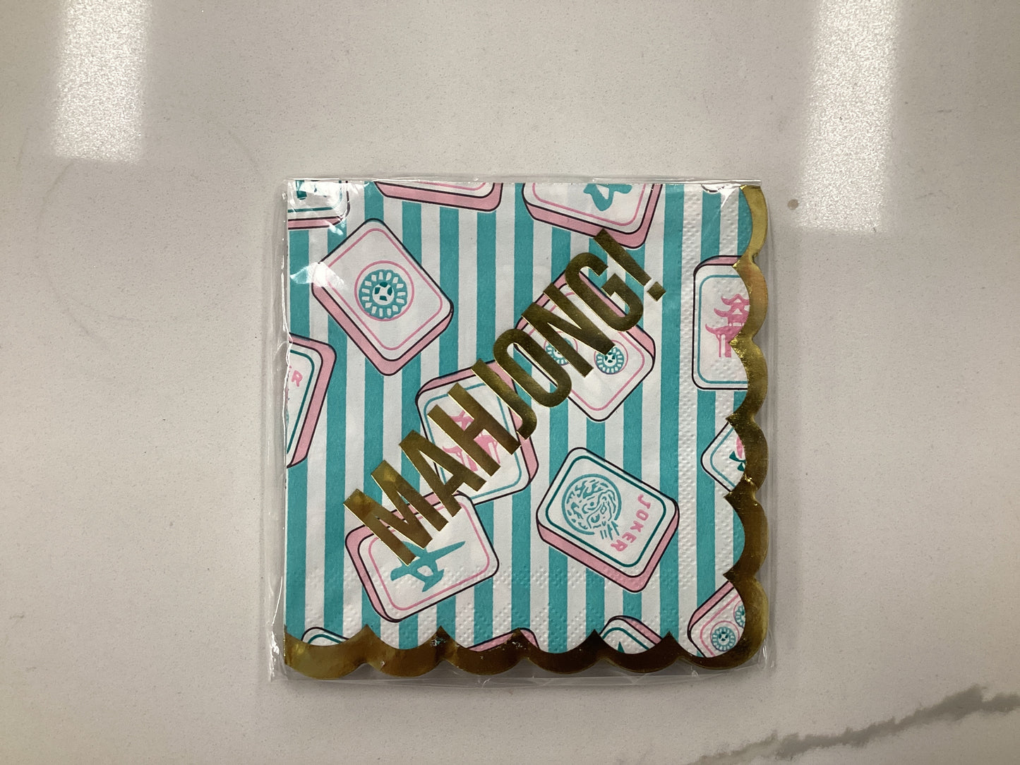 Mahjong Beverage Napkins