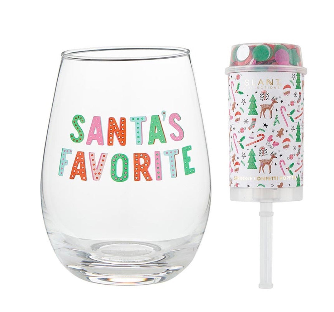 Wine Glass and Popper