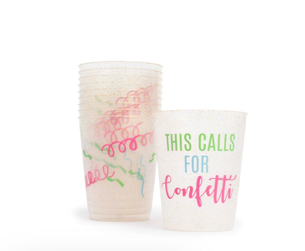 Calls For Confetti Party Cups