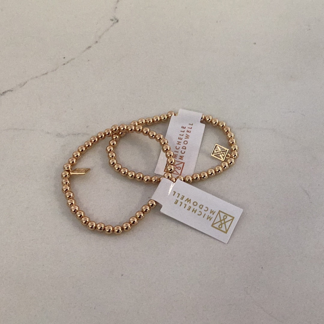 Taylor/michelle McDowell gold shiny bracelet
