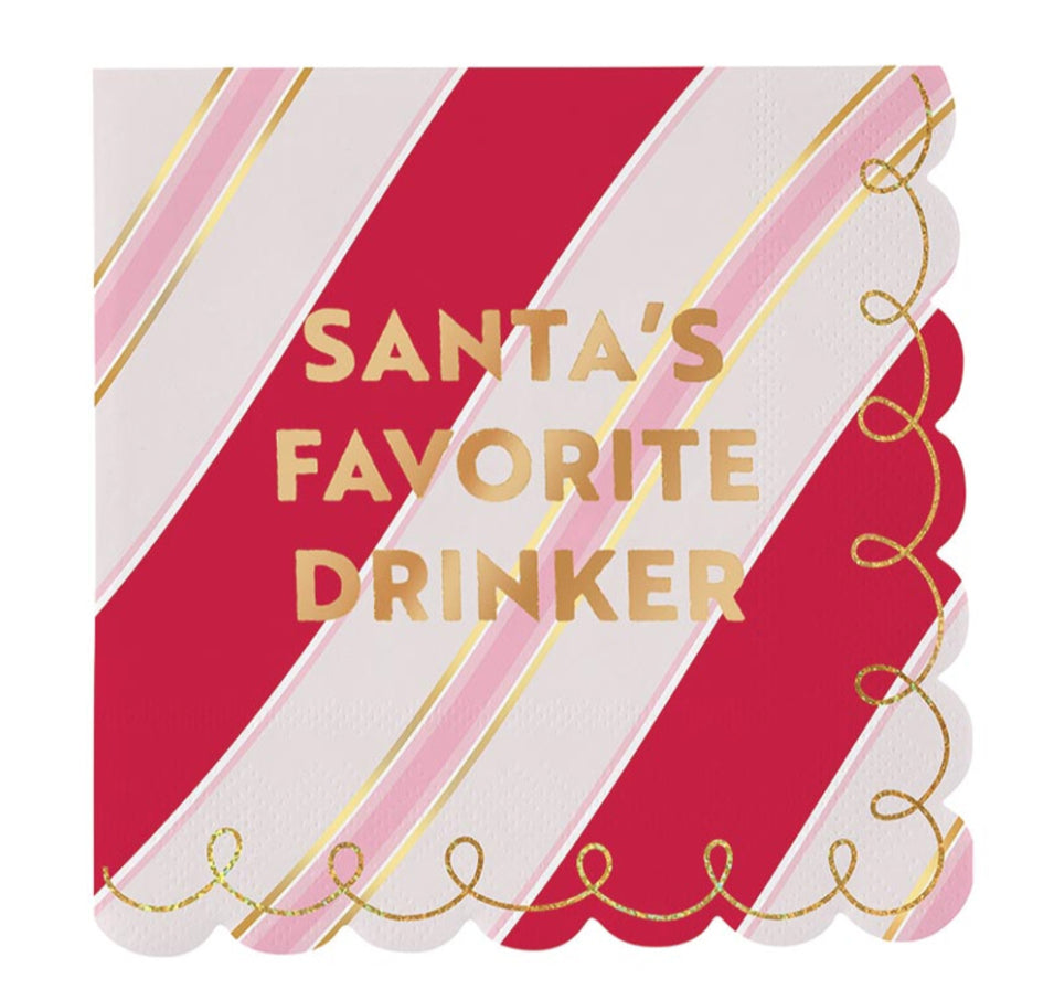 Santa’s Favorite Drinker Napkin