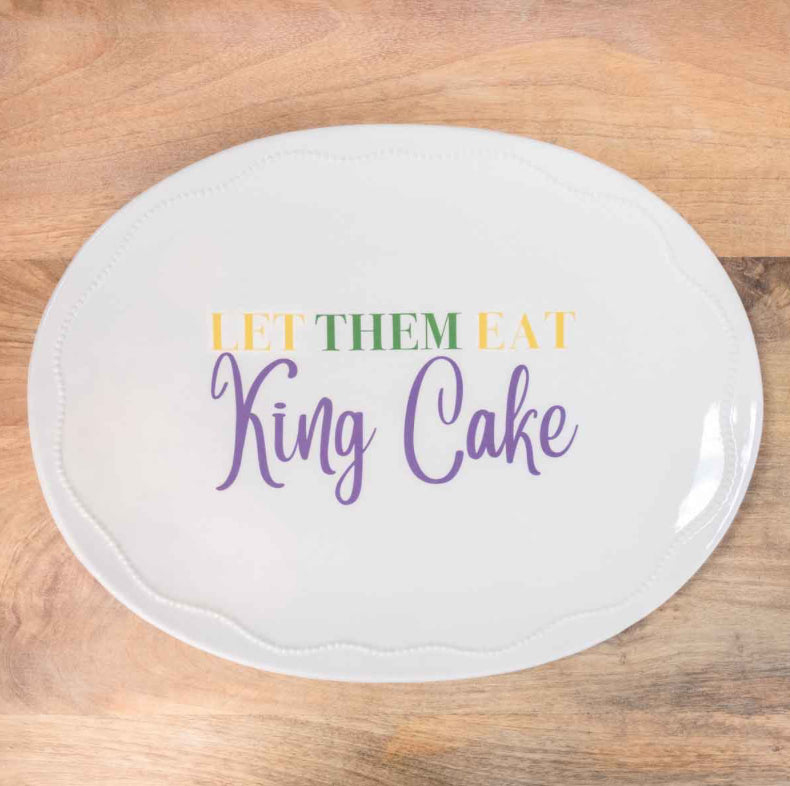 Let Them Eat Cake Platter