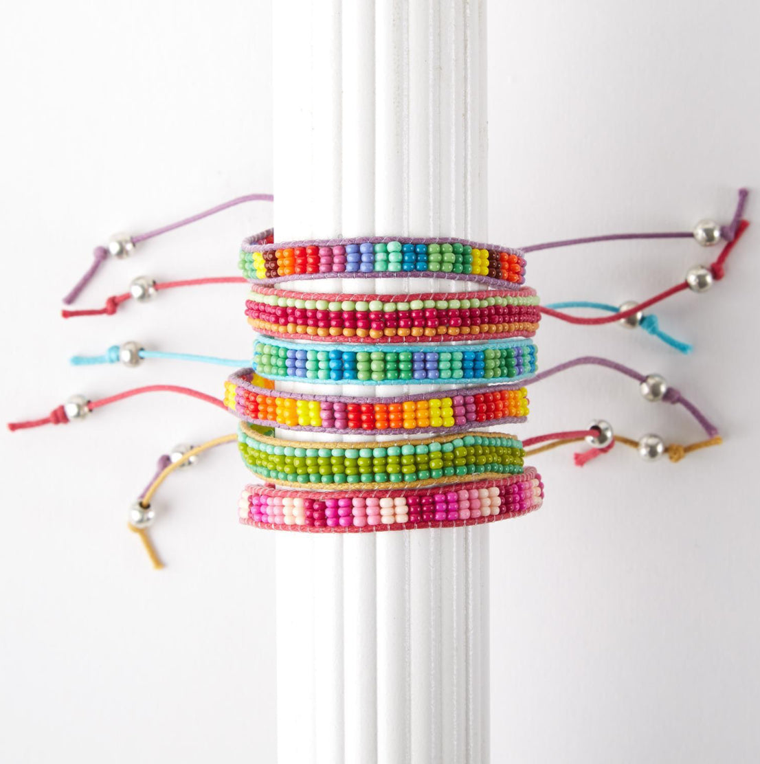 Color Beads Adjustable Bracelet