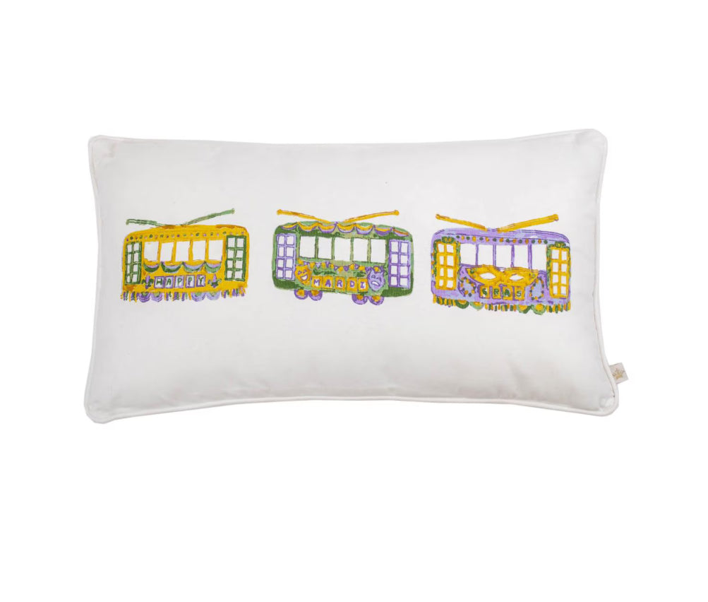 Mardi Gras Lumbar Pillow