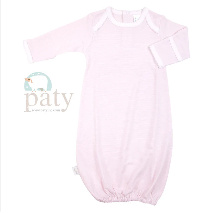 Paty Overlap Shoulder Gown