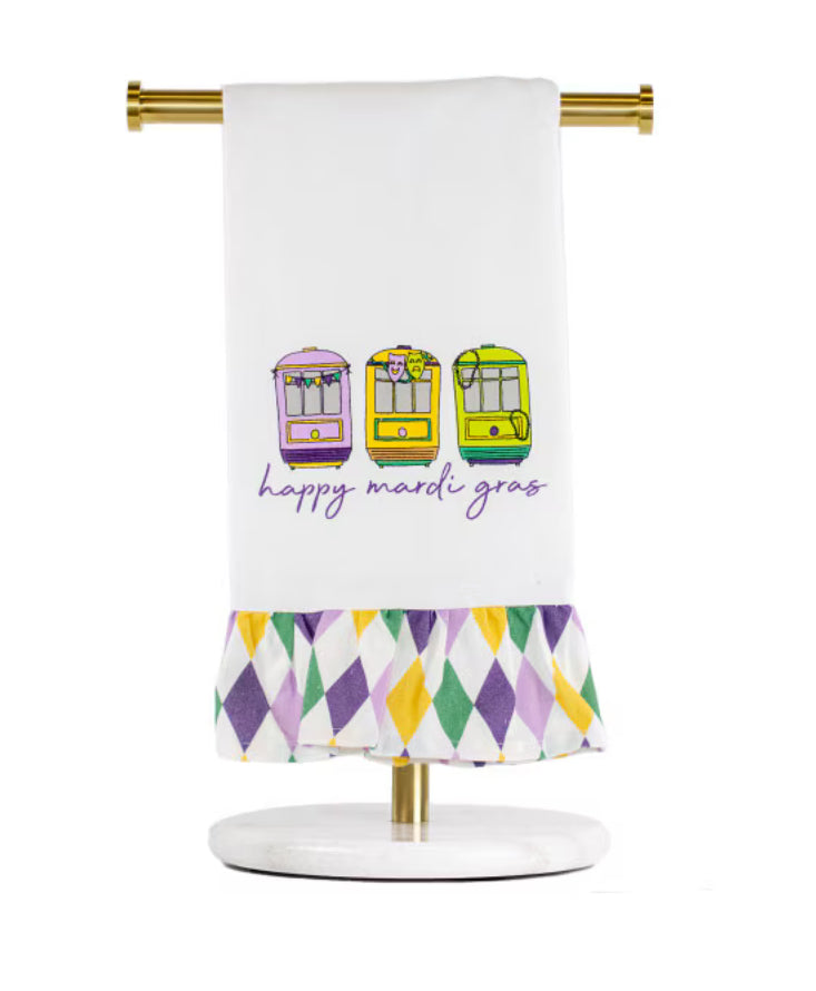 Mardi Gras Hand Towels