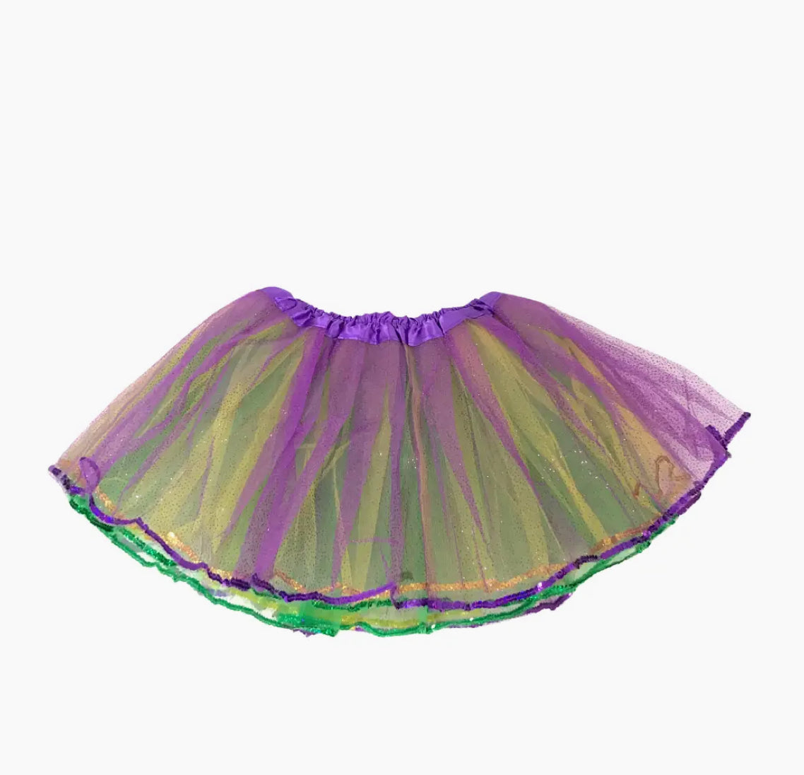 Reversible Purple, Green, and Gold Tutu