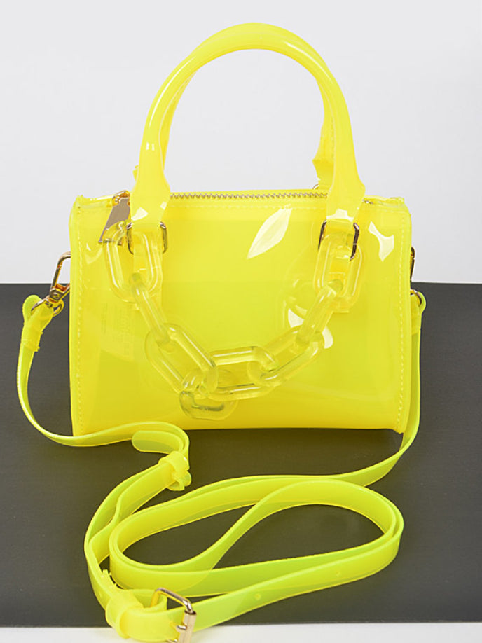Clear Mini Duffle Purse