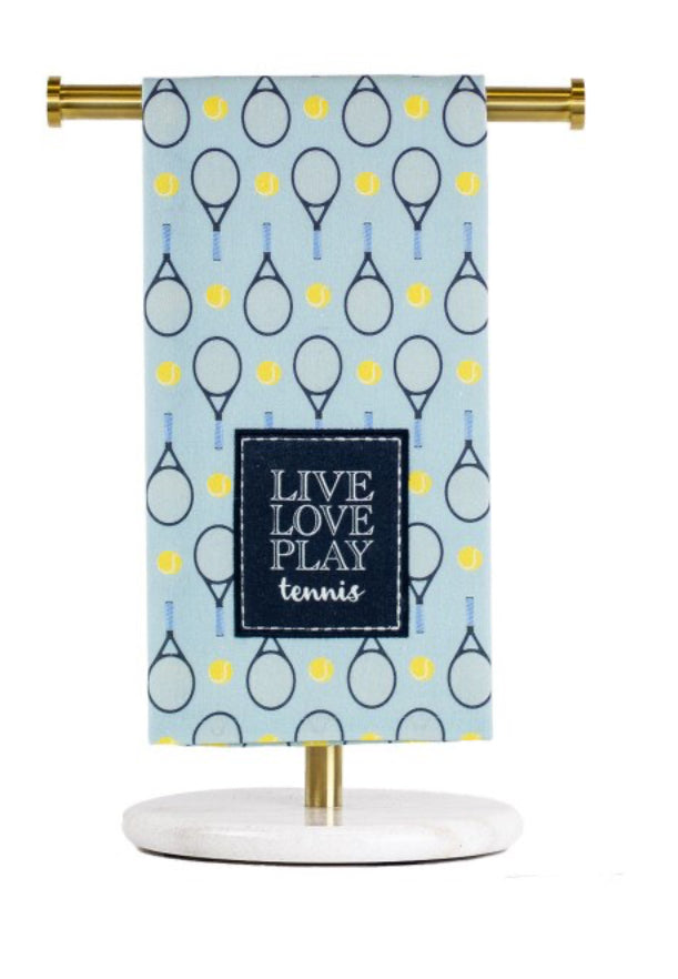Live Love Play Tennis Hand Towel