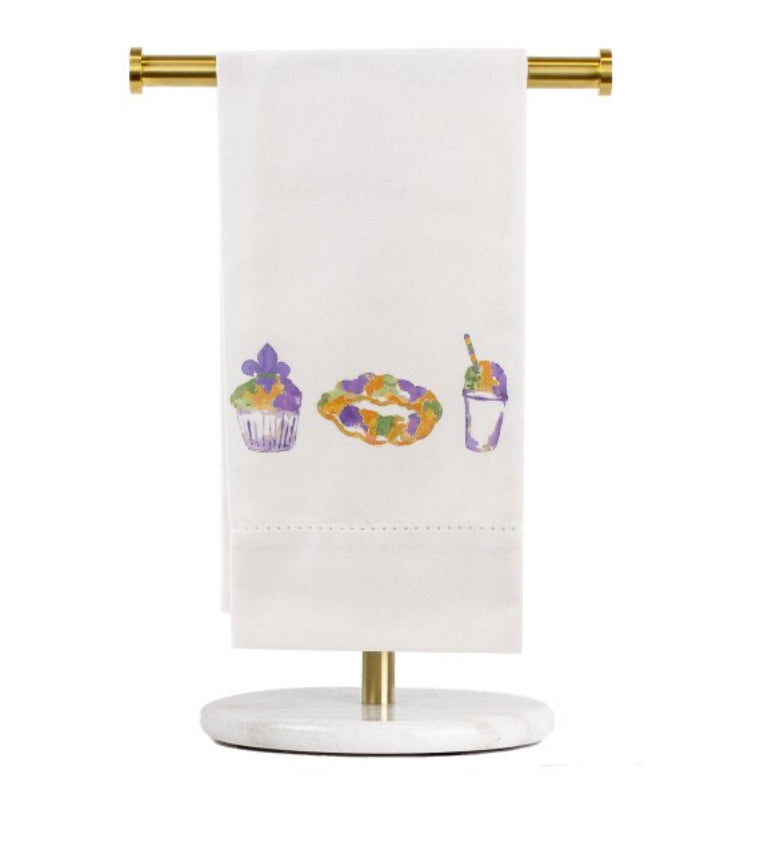 Mardi Gras Hand Towels