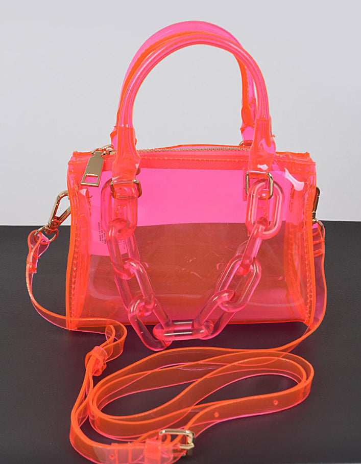 Clear Mini Duffle Purse