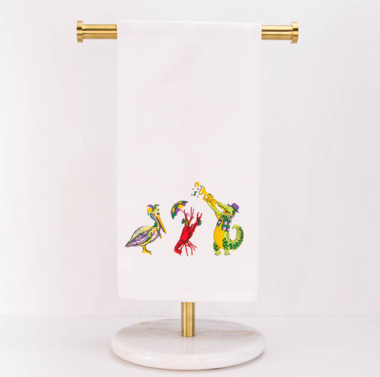 Mardi Gras Hand Towels