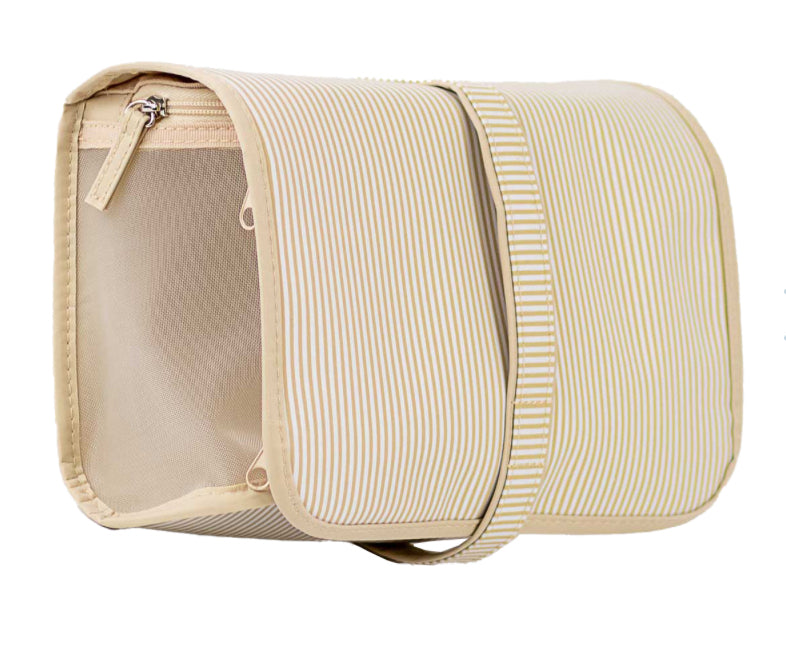 Pinstripe Travel Cosmetic