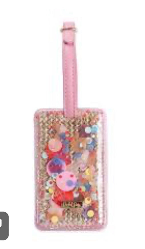 Bring On The Fun Confetti Luggage Tag