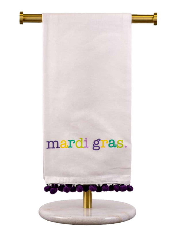Mardi Gras Hand Towels