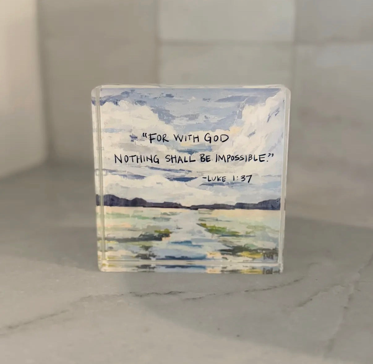 Acrylic Scripture Block