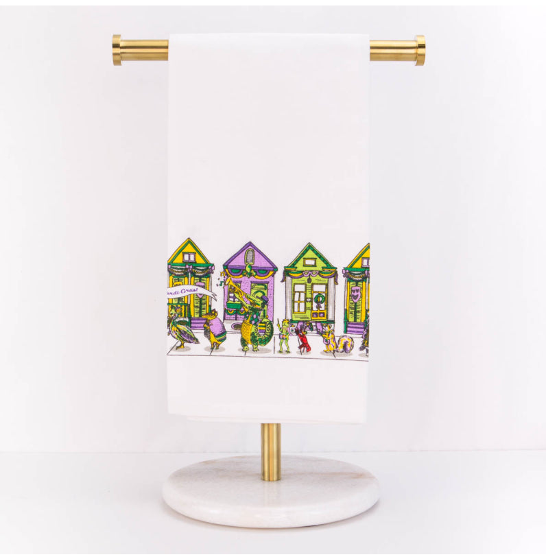Mardi Gras Hand Towels