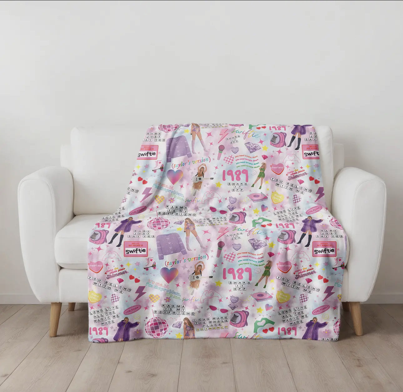 Taylor Swift Fuzzy Blanket