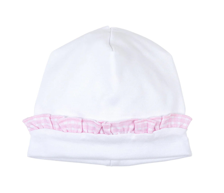 New Beginnings Ruffle Hat- Pink