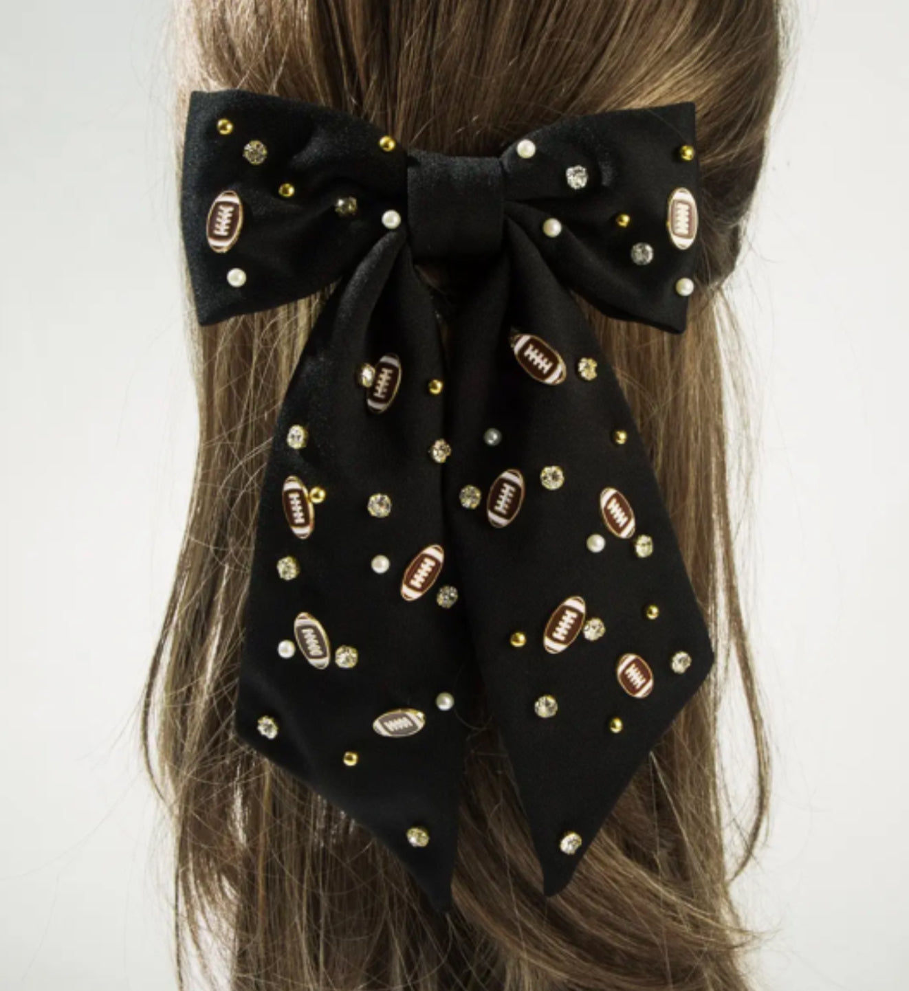 Football Game Day Hair Bow