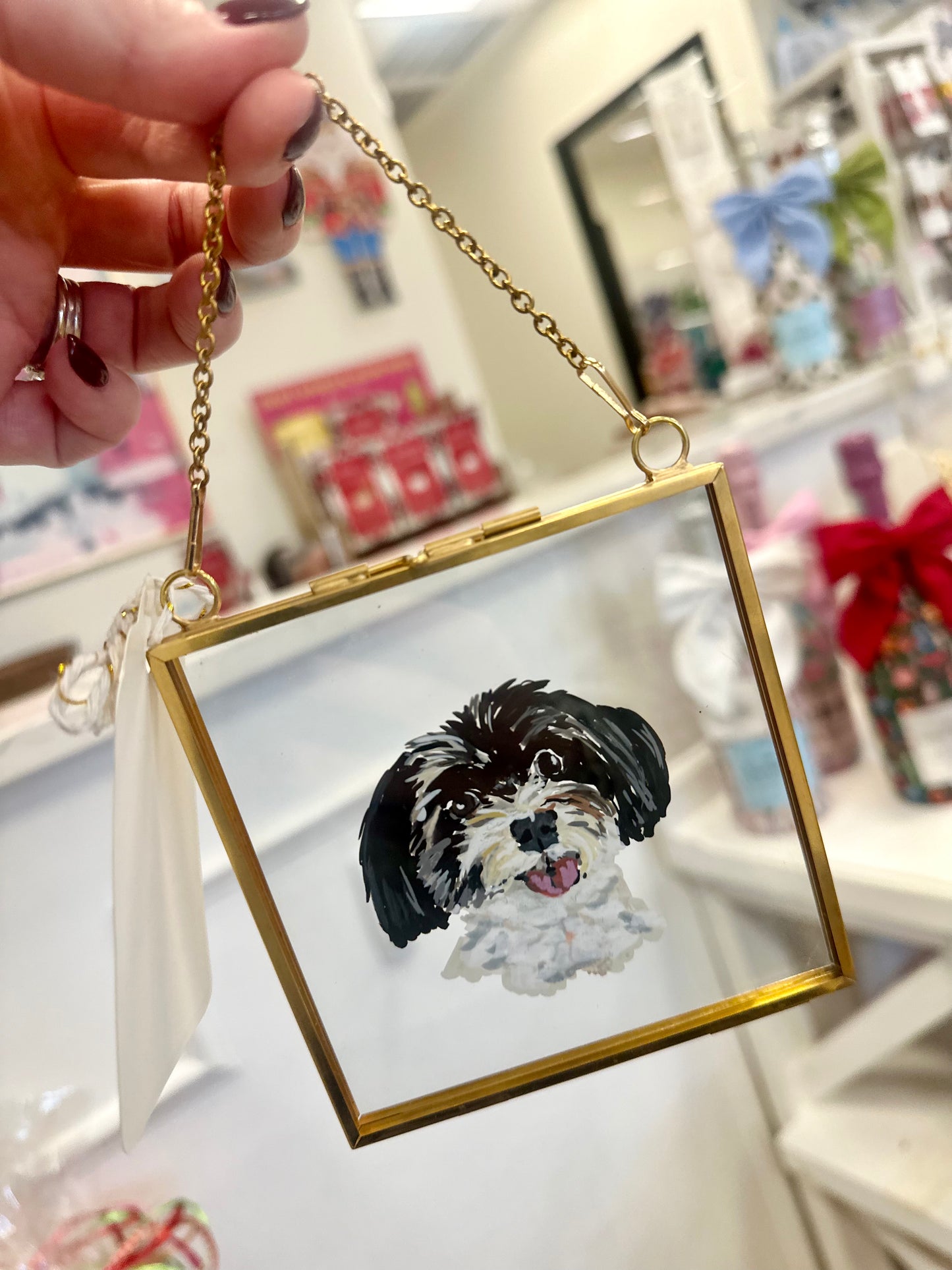 Pet Portrait Acrylic Ornament