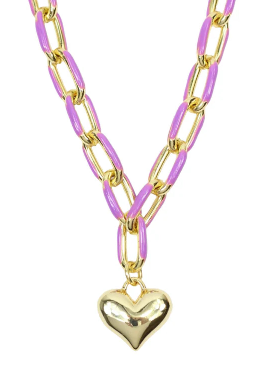 Scottie Necklace Light Purple