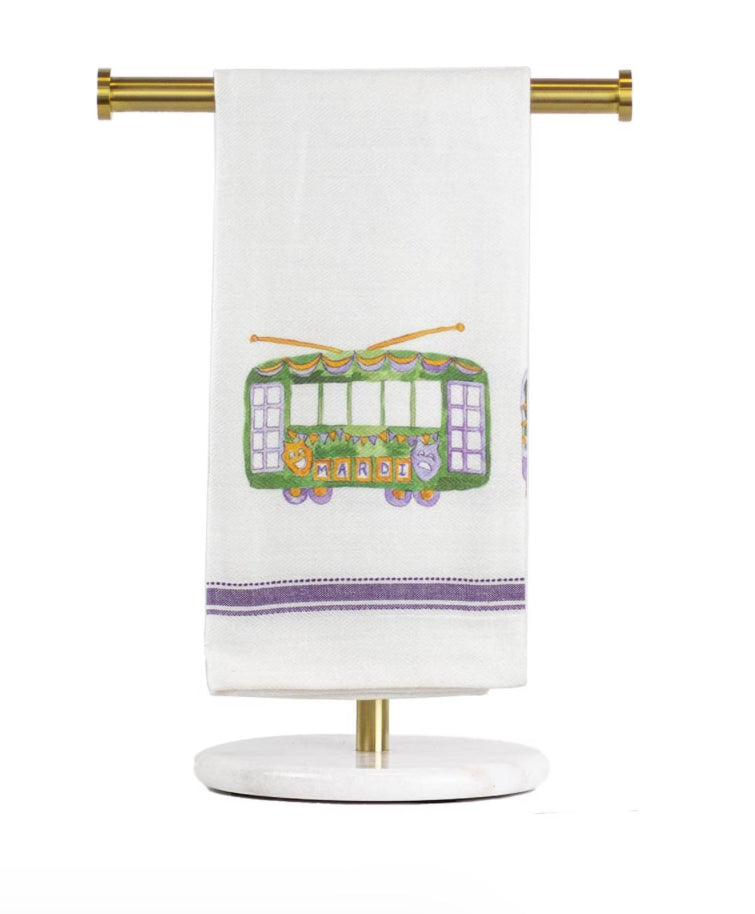 Mardi Gras Hand Towels