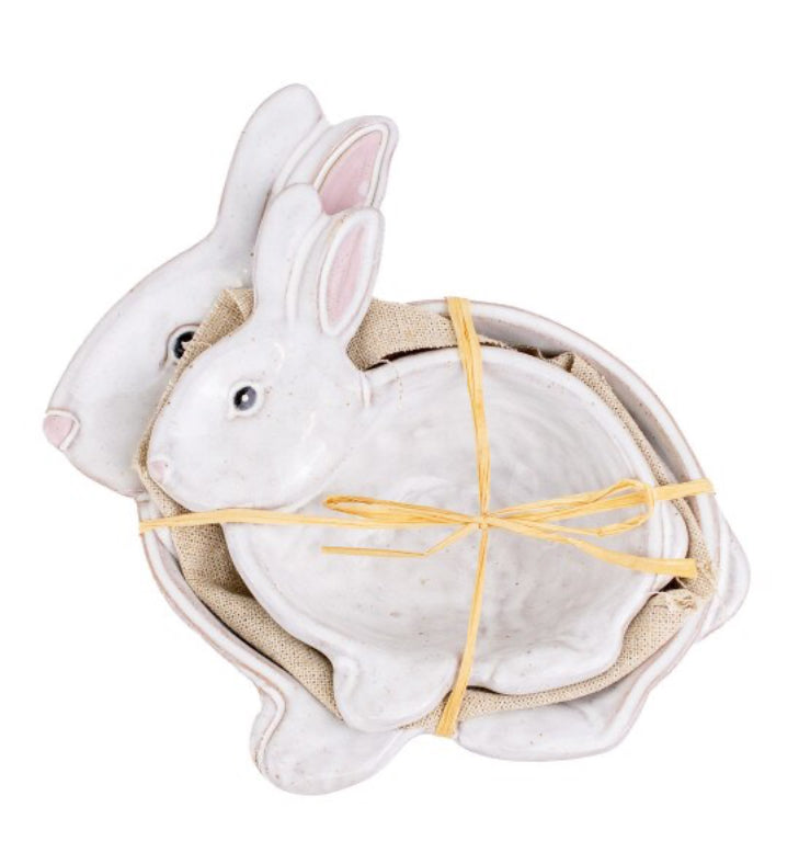 Callie Bunny Nesting Dishes