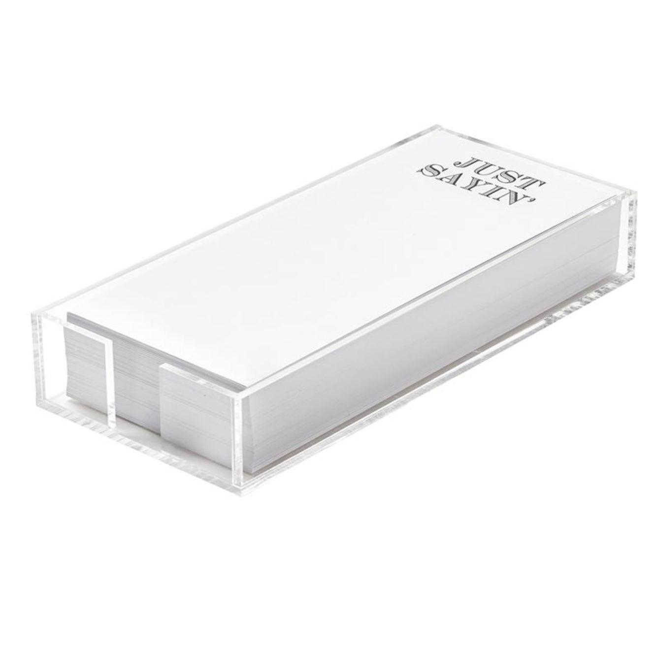 Notepaper in Acrylic Tray