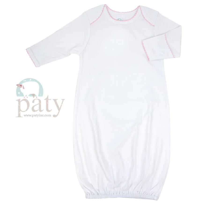 Paty Overlap Shoulder Gown