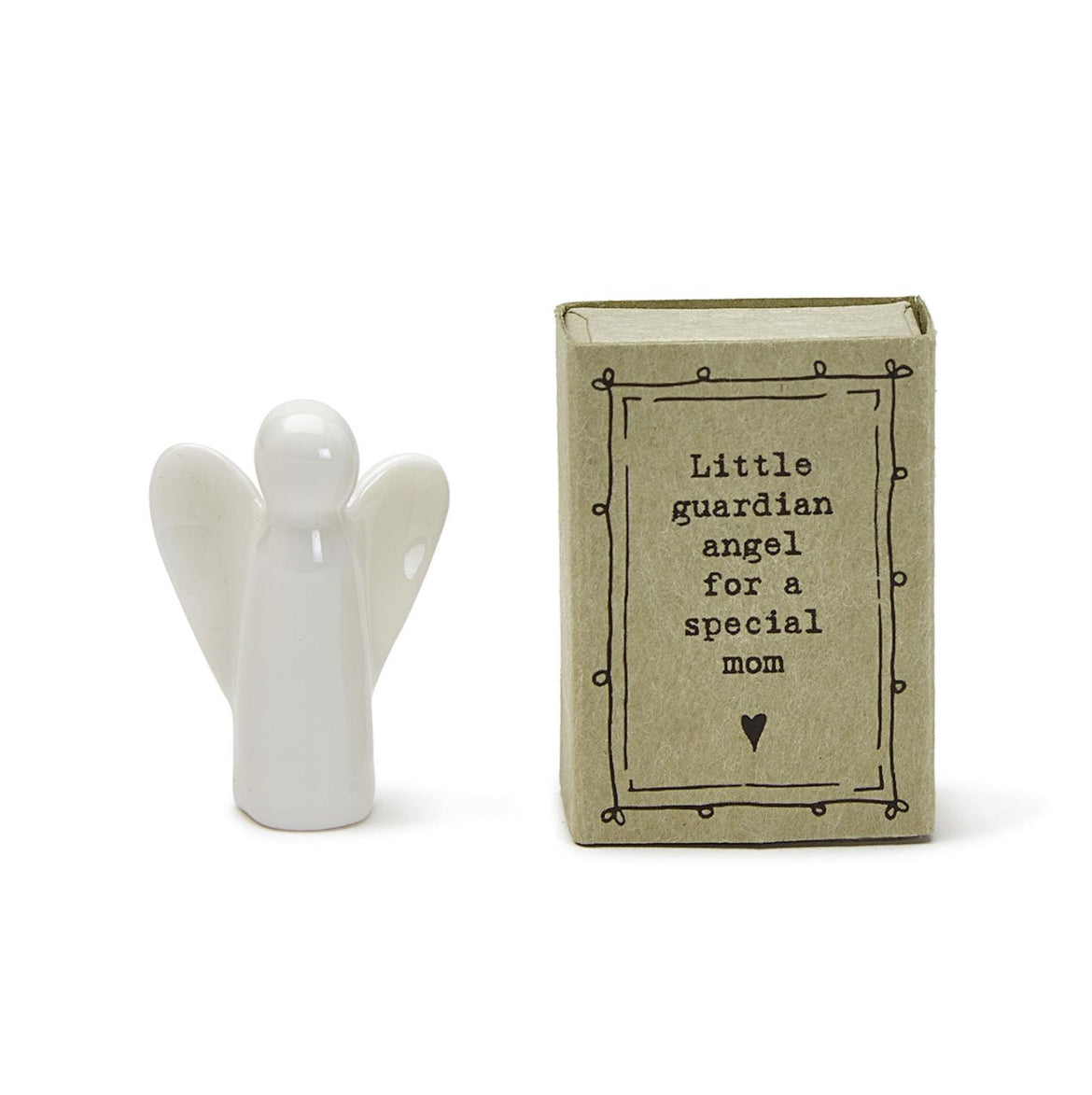Matchbox Angel in Gift Box with Saying