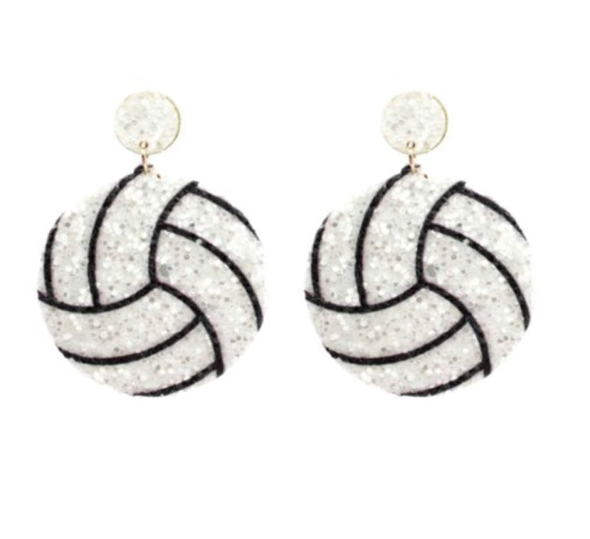 Volleyball earrings