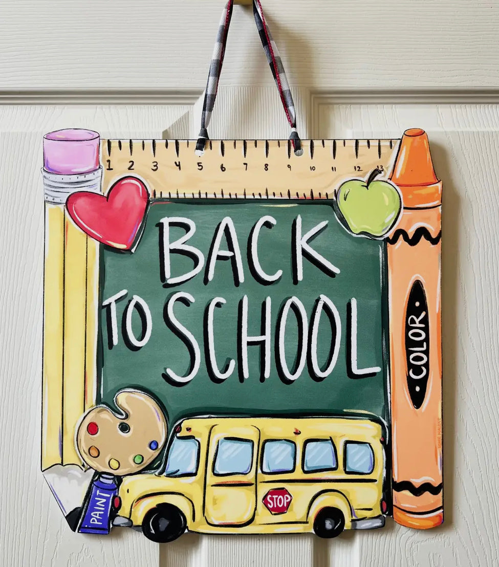 Back to School Door Hanger