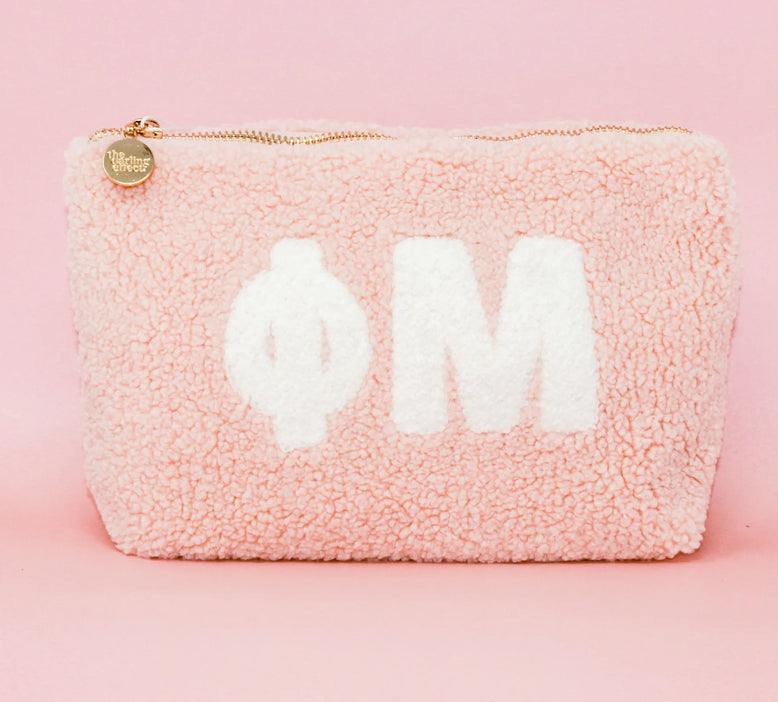 Sorority Teddy Letter Pouch Phi Mu
