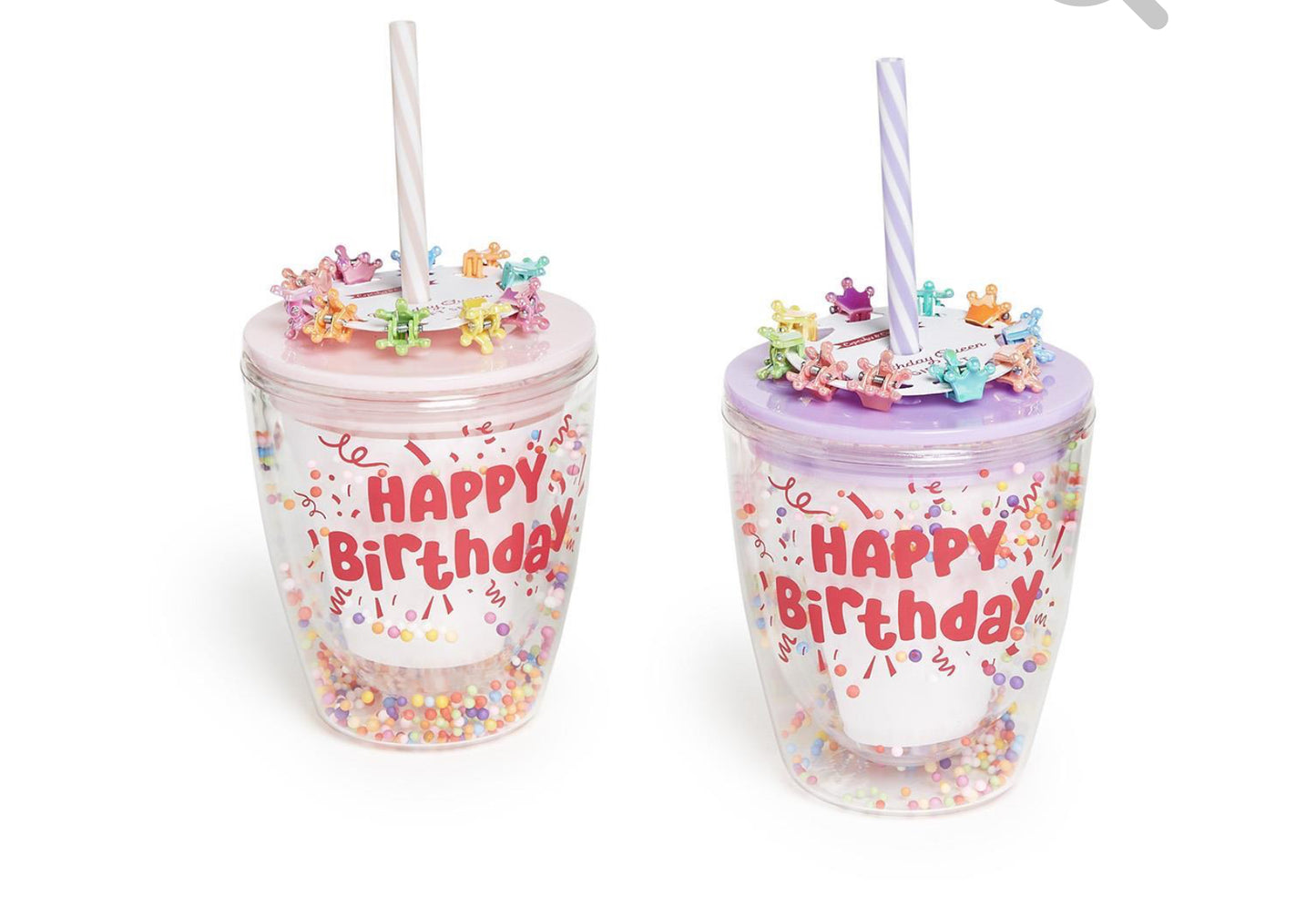 Birthday Confetti Tumbler Gift Set
