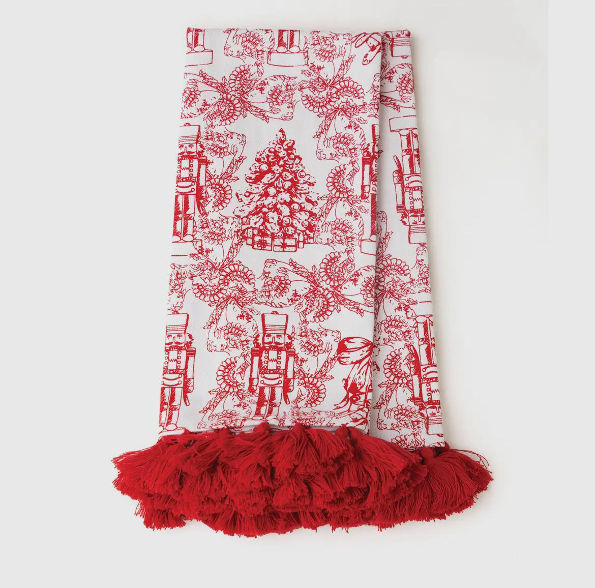 Tassel Kitchen Towel - Classic Nutcracker