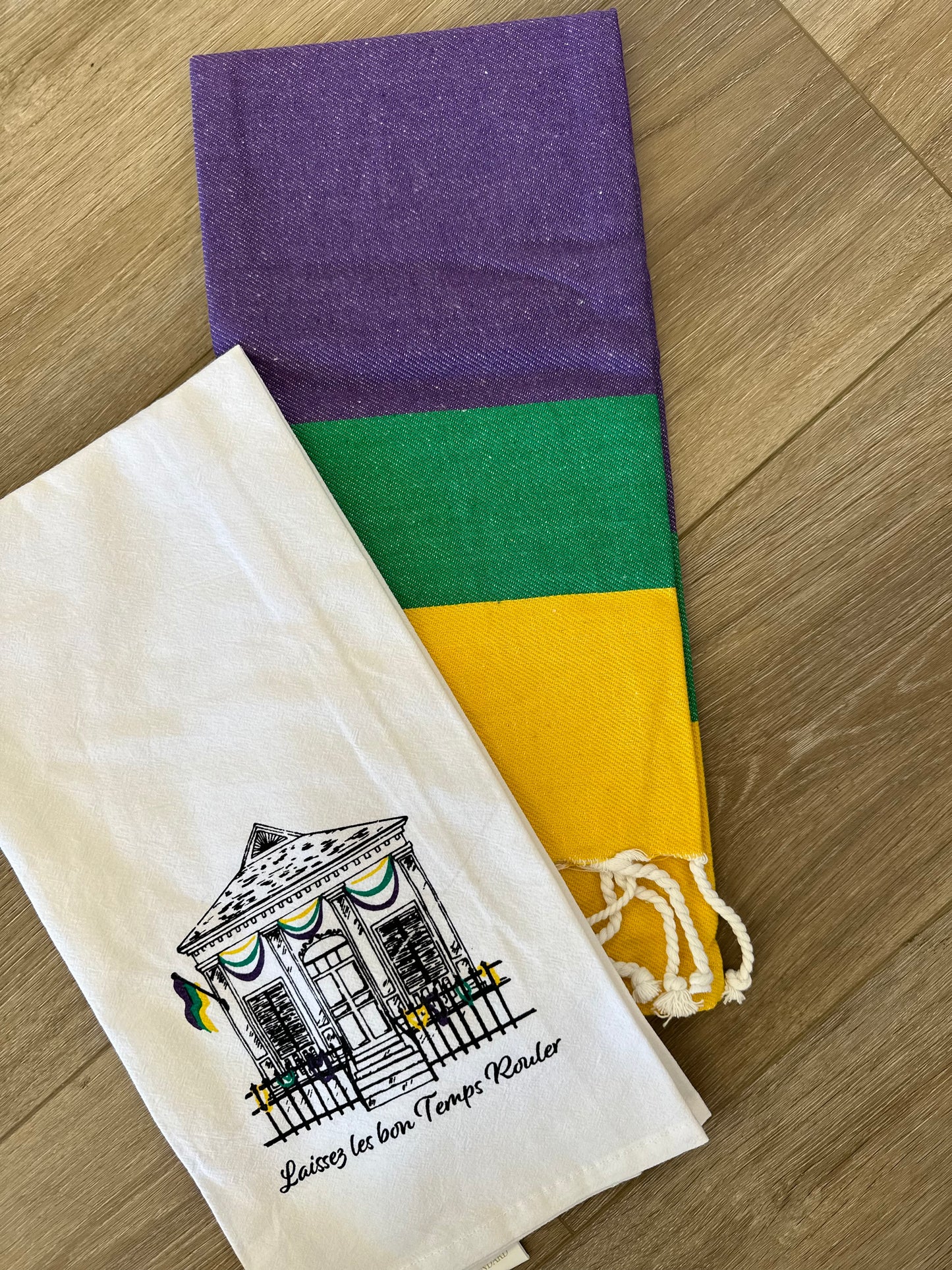 Mardi Gras Hand Towels