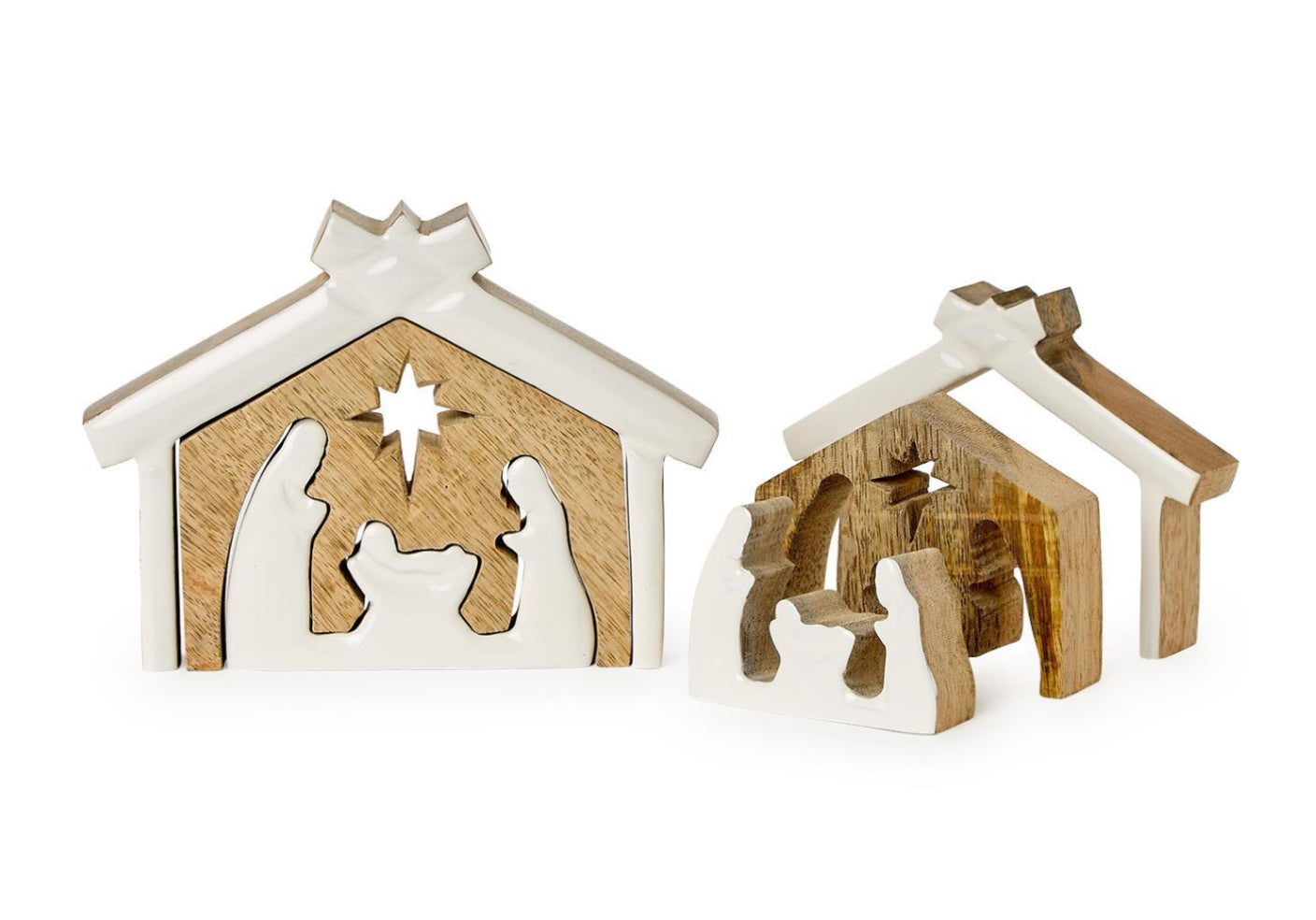 Hand Crafted Nativity Scene