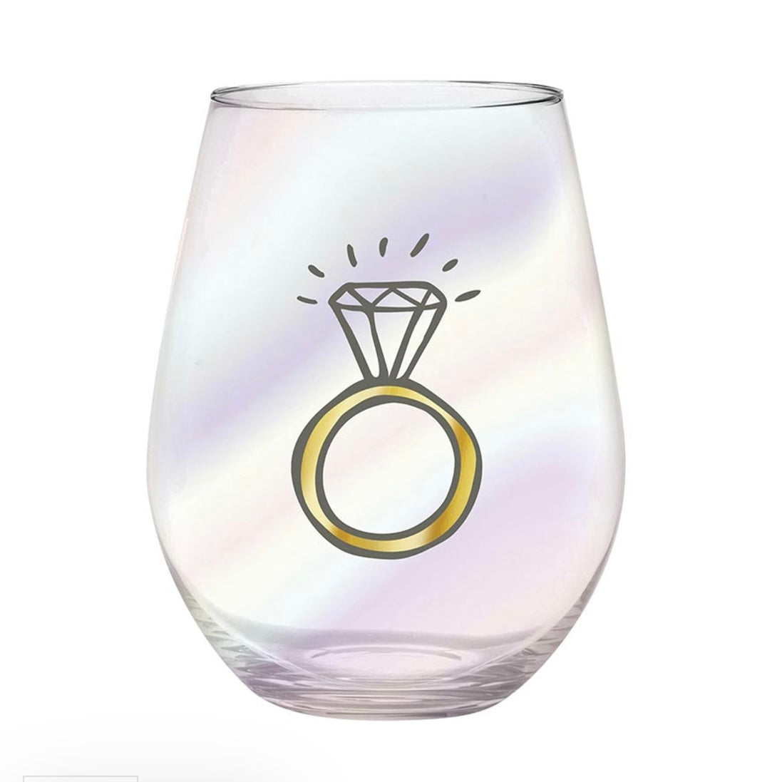 Jumbo stemless wine glass