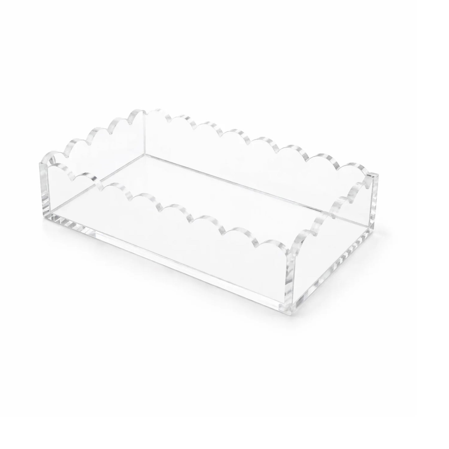 Scalloped Acrylic Napkin Holder