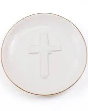 Cross Embossed Trinket Tray