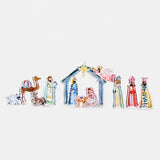 Collected Nativity Set- Completed Scene