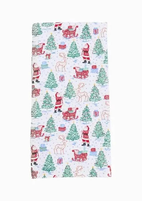 Mary Square Christmas Tea Towel