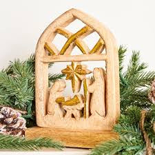 Wooden Nativity