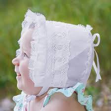 White Ribbon Bonnet